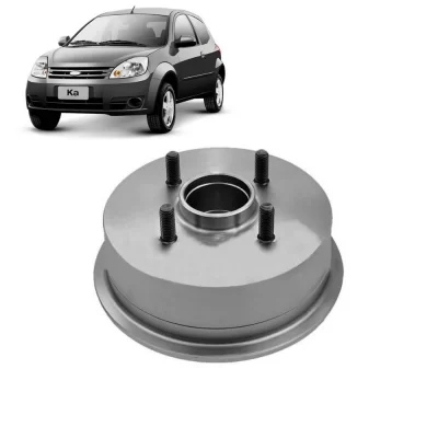 TAMBOR DE FREIO TRASEIRO FORD COURIER, FIESTA E KA 1994 EM DIANTE - MDS FREIOS T41