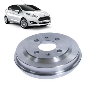 PAR TAMBOR DE FREIO TRASEIRO FORD NEW FIESTA E KA 2011 EM DIANTE - HIPPER FREIOS HF19C