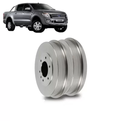 TAMBOR DE FREIO TRASEIRO FORD RANGER 2012 EM DIANTE - HIPPER FREIOS HF114G