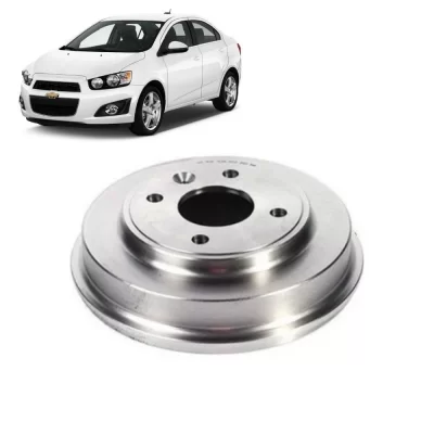 PAR TAMBOR DE FREIO TRASEIRO GENERAL MOTORS GM COBALT E SONIC 2012 EM DIANTE - HIPPER FREIOS HF51D