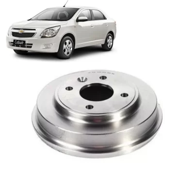 PAR TAMBOR DE FREIO TRASEIRO GENERAL MOTORS GM COBALT E SONIC 2012 EM DIANTE - HIPPER FREIOS HF51D