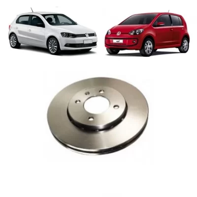 PAR DISCO DE FREIO DIANTEIRO VOLKSWAGEN VW GOL, SAVEIRO, UP E VOYAGE 2012 EM DIANTE - MDS FREIOS D31G