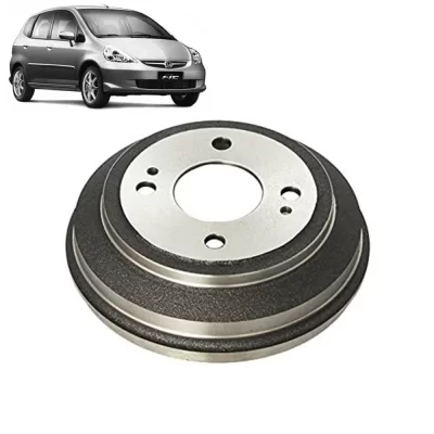PAR TAMBOR DE FREIO TRASEIRO HONDA FIT 1.4 DE 2004 ATÉ 2008 - HIPPER FREIOS HF707A