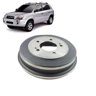 PAR TAMBOR DE FREIO TRASEIRO HYUNDAI TUCSON 2005 EM DIANTE - HIPPER FREIOS HF325A