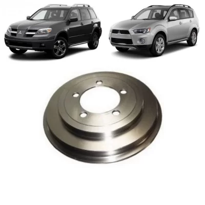 PAR TAMBOR DE FREIO TRASEIRO MITSUBISHI AITREK, OUTLANDER E PAJERO EM DIANTE - MDS FREIOS T377