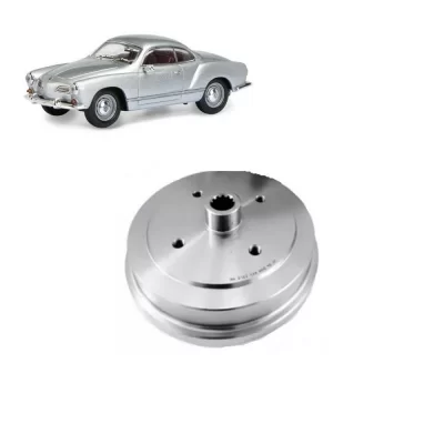 PAR TAMBOR DE FREIO TRASEIRO VOLKSWGEN VW BRASILIA E FUSCA 1970 EM DIANTE - MDS FREIOS T06