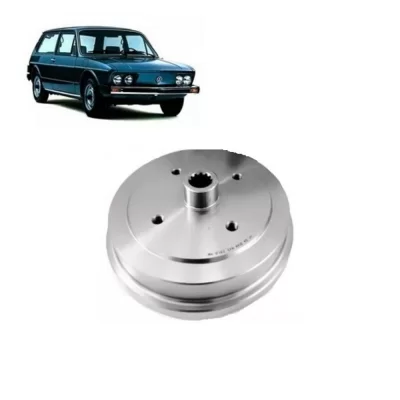PAR TAMBOR DE FREIO TRASEIRO VOLKSWGEN VW BRASILIA E FUSCA 1970 EM DIANTE - MDS FREIOS T06