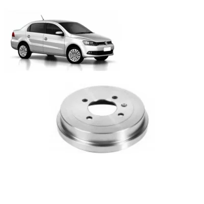 PAR TAMBOR DE FREIO TRASEIRO VOLKSWGEN VW GOL E VOYAGE 2009 EM DIANTE - MDS FREIOS T31F