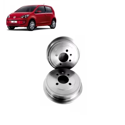 PAR TAMBOR DE FREIO TRASEIRO VOLKSWGEN VW GOL, POLO, UP E VOYAGE 1995 EM DIANTE - MDS FREIOS T31B