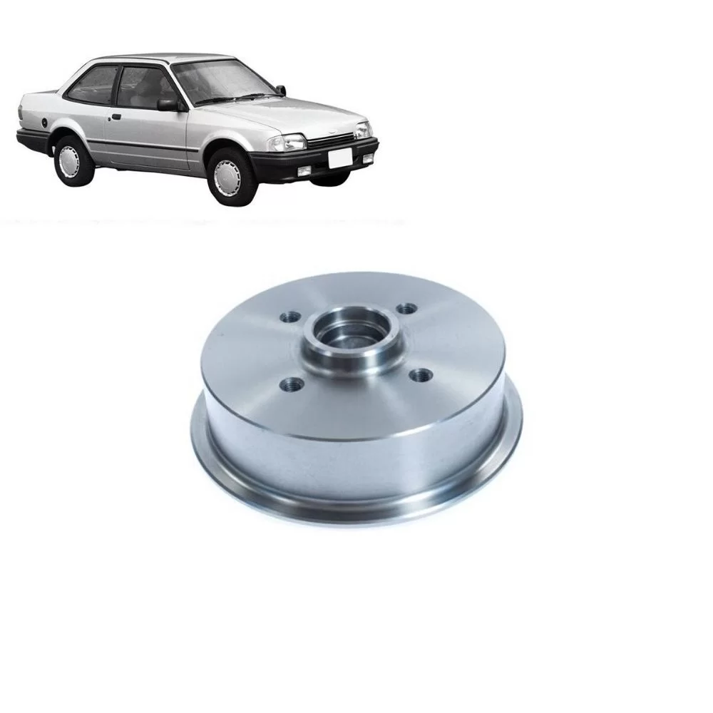 PAR TAMBOR DE FREIO TRASEIRO FORD ESCORT E VERONA E VOLKSWAGEN VW APOLLO ATÉ 1996 - MDS FREIOS T11