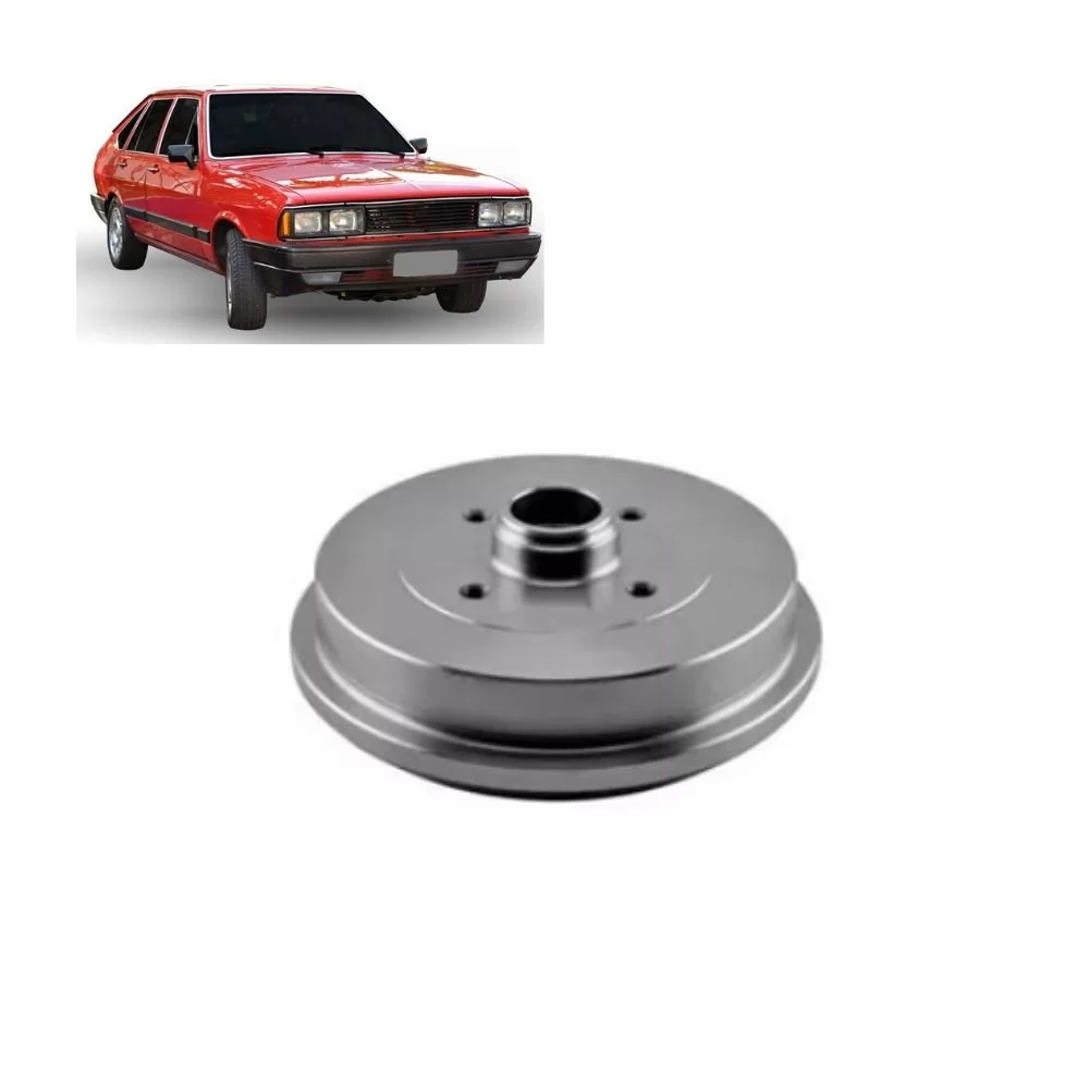TAMBOR DE FREIO TRASEIRO FORD VERSAILLES E VOLKSWAGEN VW GOL, GOLF, PARATI, POLO, SAVEIRO E VOYAGE 1972 EM DIANTE - MDS FREIOS T31A