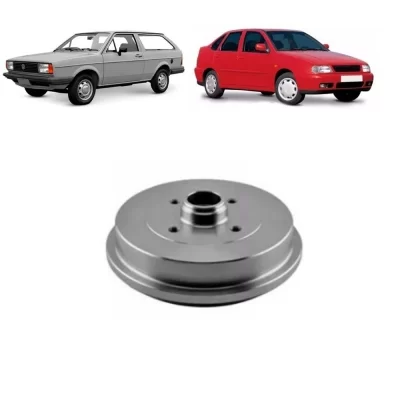 TAMBOR DE FREIO TRASEIRO FORD VERSAILLES E VOLKSWAGEN VW GOL, GOLF, PARATI, POLO, SAVEIRO E VOYAGE 1972 EM DIANTE - MDS FREIOS T31A