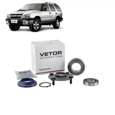 KIT ROLAMENTO DE RODA TRASEIRO GENERAL MOTORS GM BLAZER, S10 E SILVERADO E FORD RANGER - VETOR VK0011TG