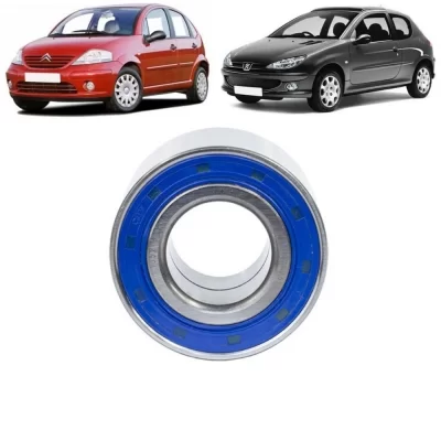 ROLAMENTO DE RODA TRASEIRA CITROEN C3  E XSARA E PEUGEOT 106, 206,207 E 306 E RENAULT CLIO, LOGAN E SANDERO 1991 EM DIANTE - VETOR 12025S9