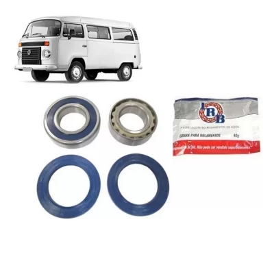 KIT ROLAMENTO DE RODA TRASEIRA VOLKSWAGEN VW KOMBI 1978 EM DIANTE - IRB AUTOMOTIVE IRB351