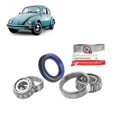 KIT ROLAMENTO DE RODA DIANTEIRA VOLKSWAGEN VW BRASILIA, FUSCA E VARIANT 1974 EM DIANTE - IRB AUTOMOTIVE IRB034