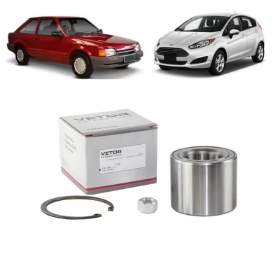 KIT ROLAMENTO DE RODA DIANTEIRA FORD COURIER, ESCORT, FIESTA, KA E VERONA E VOLKSWAGEN VW LOGUS E POINTER 1993 EM DIANTE - VETOR VK0029DF