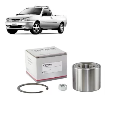 KIT ROLAMENTO DE RODA DIANTEIRA FORD COURIER, ESCORT, FIESTA, KA E VERONA E VOLKSWAGEN VW LOGUS E POINTER 1993 EM DIANTE - VETOR VK0029DF
