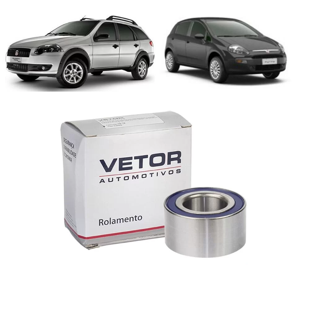 ROLAMENTO DE RODA DIANTEIRA FIAT BRAVA, DOBLO, IDEA, LINEA, PALIO, PUNTO, SIENA, STRADA, TEMPRA E FIORINO 1992 EM DIANTE - VETOR 377237