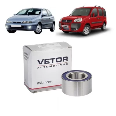ROLAMENTO DE RODA DIANTEIRA FIAT BRAVA, DOBLO, IDEA, LINEA, PALIO, PUNTO, SIENA, STRADA, TEMPRA E FIORINO 1992 EM DIANTE - VETOR 377237