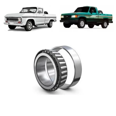 ROLAMENTO DE RODA DIANTEIRA GENERAL MOTORS GM BLAZER, BONANZA, C10, S10 E SILVERADO E MITSUBISHI L200 DE 1980 EM DIANTE - SKF M12649/610