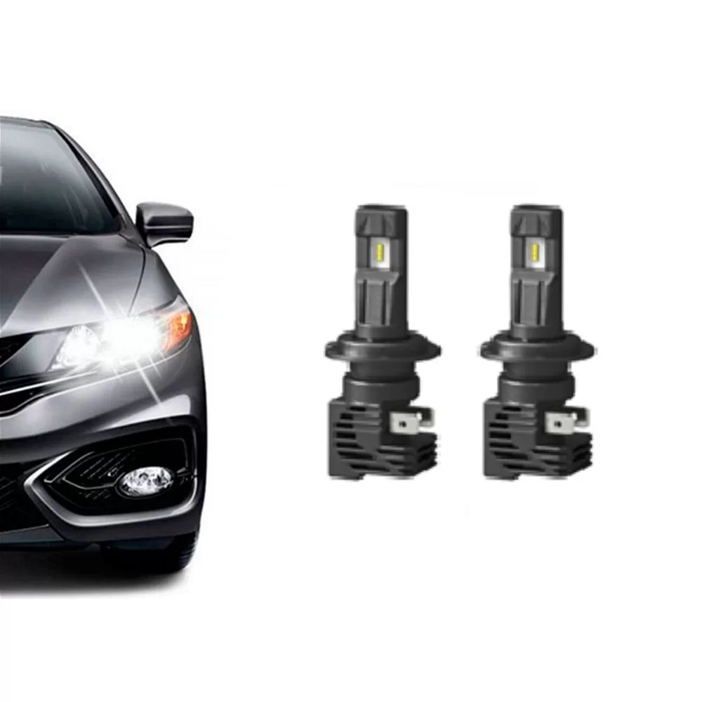 KIT LÂMPADA H7 ULTRA LED COMPACT 6000K 10000LM - TIGER - TG1022H7