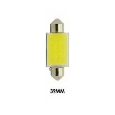 LÂMPADA DE LED  COB TORPEDO 39MM 16 LEDs 12V APLICAÇÃO PARA Luz DE Teto, Placa E Porta malas - VELOX - 935207