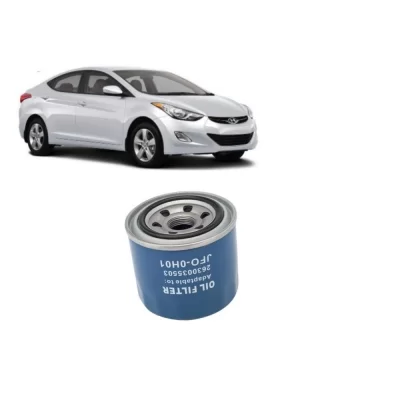 FILTRO DE ÓLEO LUBRIFICANTE MITSUBISHI OUTLANDER, HYUNDAI ELANTRA, HB20, I30, IX35, SANTA FE, SONATA, TUCSON, KIA CERATO, SPORTAGE 1990 EM DIANTE- WEGA - JFO0H01