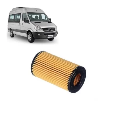 FILTRO DE ÓLEO LUBRIFICANTE JEEP GRAND CHEROKEE E MERCEDES BENZ MB E200, E270, SPRINTER DE 2000 EM DIANTE - TECFIL - PEL-311