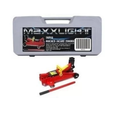 MACACO HIDRÁULICO TIPO JACARÉ CAPACIDADE 2 TONELADAS COM MALETA - MAXX LIGHT IMP98