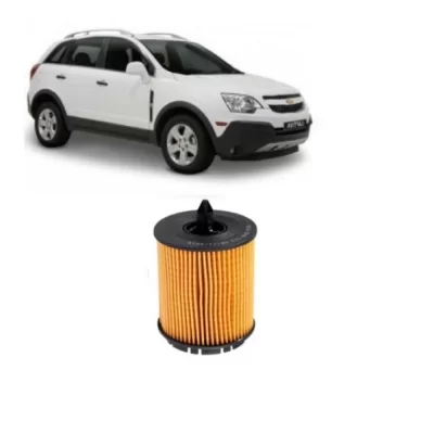 FILTRO DE ÓLEO LUBRIFICANTE GENERAL MOTORS GM CAPTIVA E MALIBU 2009 EM DIANTE - WEGA WOE312