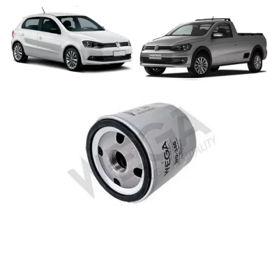 FILTRO DE ÓLEO LUBRIFICANTE AUDI E VOLKSWAGEN VW 2014 EM DIANTE - WEGA WO346