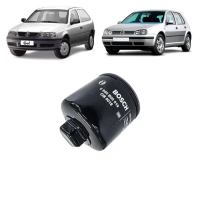 FILTRO DE ÓLEO LUBRIFICANTE FORD FOCUS E VOLKSWAGEN VW FOX, GOL, GOLF E PARATI 1999 ATÉ 2006 - BOSCH 0986B00019
