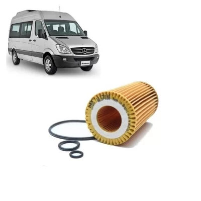 FILTRO DE ÓLEO LUBRIFICANTE JEEP GRAND CHEROKEE E MERCEDES BENZ MB E200, E270, SPRINTER DE 2000 EM DIANTE - WIX - WL57038