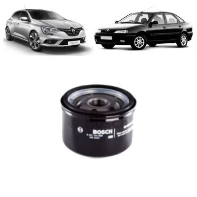 FILTRO DE ÓLEO LUBRIFICANTE ALFA ROMEO, NISSAN, PEUGEOT E RENAULT 1992 EM DIANTE - BOSCH 0451103332