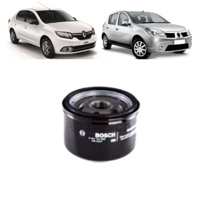 FILTRO DE ÓLEO LUBRIFICANTE ALFA ROMEO, NISSAN, PEUGEOT E RENAULT 1992 EM DIANTE - BOSCH 0451103332