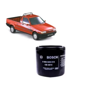 FILTRO DE ÓLEO LUBRIFICANTE DODGE, FIAT, FORD E LADA 1969 ATÉ 2016- BOSCH 0986B00014