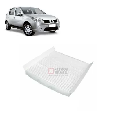 FILTRO DE AR CONDICIONADO RENAULT DUSTER, LOGAN, SANDERO DE 2010 EM DIANTE - FILTROS BRASIL - FB1040