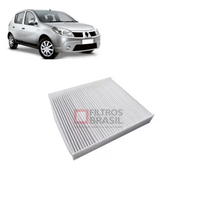 FILTRO DE AR CONDICIONADO RENAULT CAPTUR, LOGAN E SANDERO DE 2014 EM DIANTE - FILTROS BRASIL - FB1161