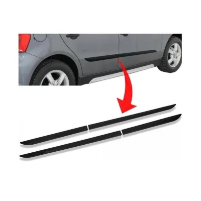 FRISO UNIVERSAL LATERAL PRETO 04 PEÇAS - FRISART 500754