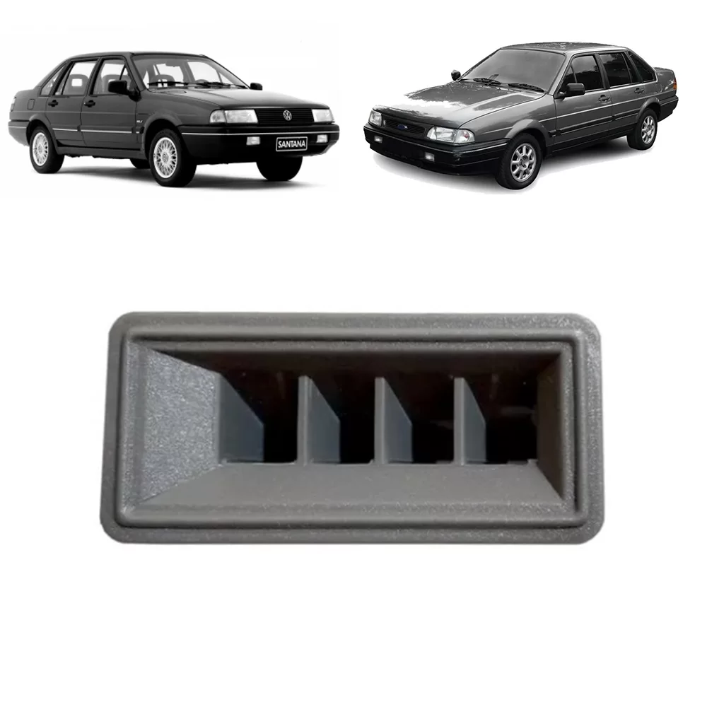 DIFUSOR DE AR DO PAINEL VOLKSWAGEN VW SANTANA, SANTANA QUANTUM E VERSAILLES SUPERIOR COR GRAFITE LADO ESQUERDO DE 1991 EM DIANTE - 140075