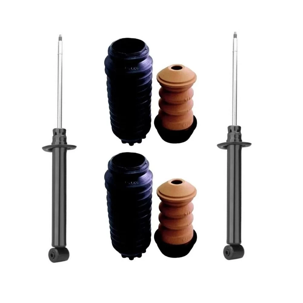 PAR DE AMORTECEDOR E KIT COM CANECA TRASEIRO VOLKSWAGEN VW GOL G2 G3 G4 1995 ATÉ 2012 - NAKATA E VIPPEL