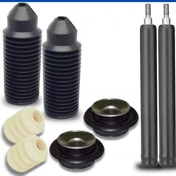 PAR DE AMORTECEDOR, COXIM E KIT DIANTEIRO VOLKSWAGEN VW GOL G2 1995 ATÉ 1999 - NAKATA E VIPPEL