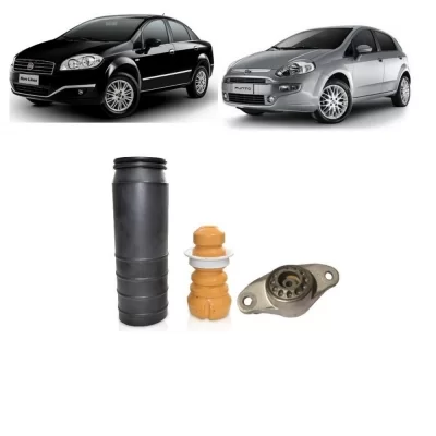 KIT COMPLETO DO AMORTECEDOR TRASEIRO FIAT GRAND SIENA, IDEA, LINEA E PUNTO 2006 EM DIANTE - VIPPEL VP76601