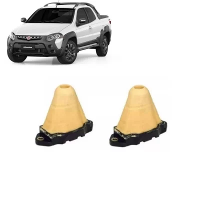 KIT BATENTE DO AMORTECEDOR TRASEIRO FIAT STRADA 1999 ATÉ 2007 - VIPPEL VP56522