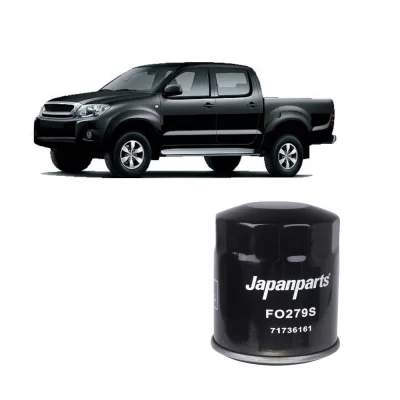 FILTRO DE ÓLEO LUBRIFICANTE TOYOTA HILUX, FORD RANGER, LEXUS, LINCOLN, DODGE, SUZUKI E CHRYSLER DE 1986 EM DIANTE - JAPAN PARTS - FO279S