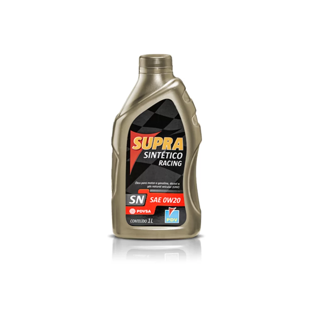 LUBRIFICANTE DE MOTOR SN 0W20 SUPRA SINTÉTICO RACING - PDV 7080