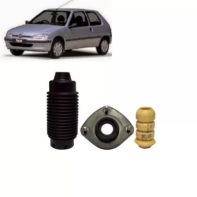 KIT COMPLETO DO AMORTECEDOR DIANTEIRO PEUGEOT 106 DE 1992 ATÉ 2003 - VIPPEL VP76726