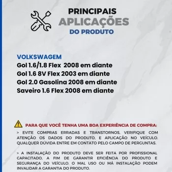 BICO INJETOR VW GOL 03/... SAVEIRO 08/... 1.6/1.8/2.0 (IWP115)