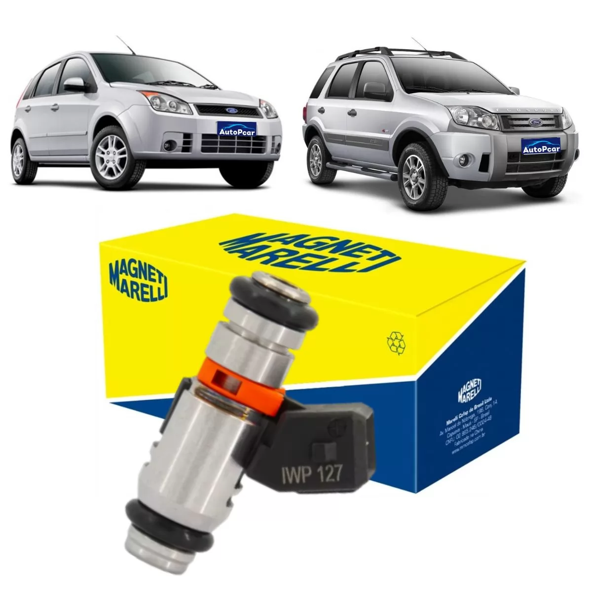 BICO INJETOR FORD ECOSPORT 03/07 FIESTA 99/... 1.0/1.6 8V (IWP127)